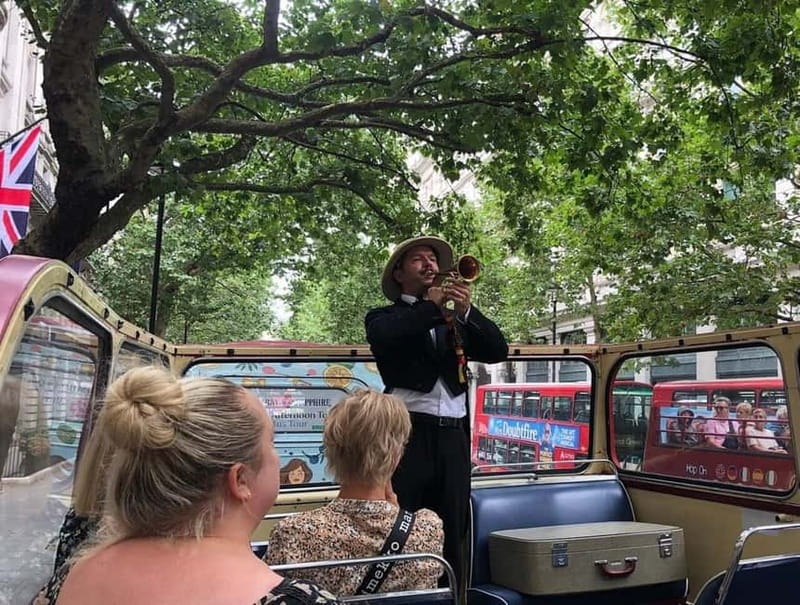London Vintage Bus Tour: Live Comedy Sightseeing Show - Value at $48.09