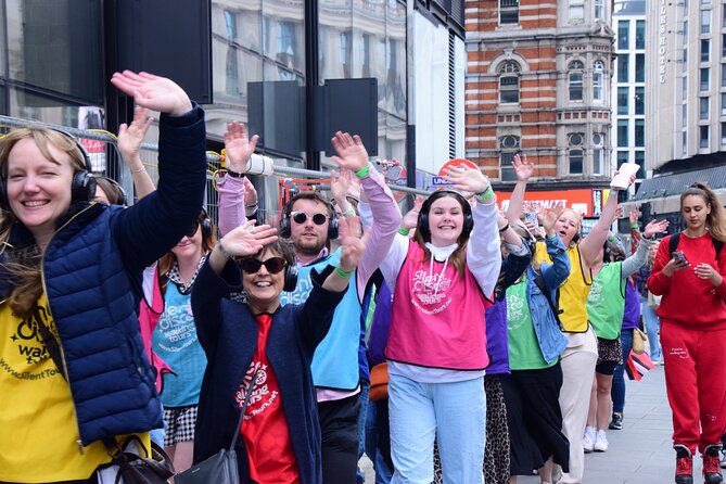 London West End Musical Silent Disco Walking Tour Top 1% Rated - Piccadilly Circus and the biggest singalongs