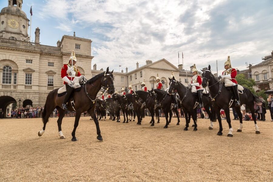 London: Westminster and Changing of the Guard Tour - St James’s Park, parakeets, and pelicans