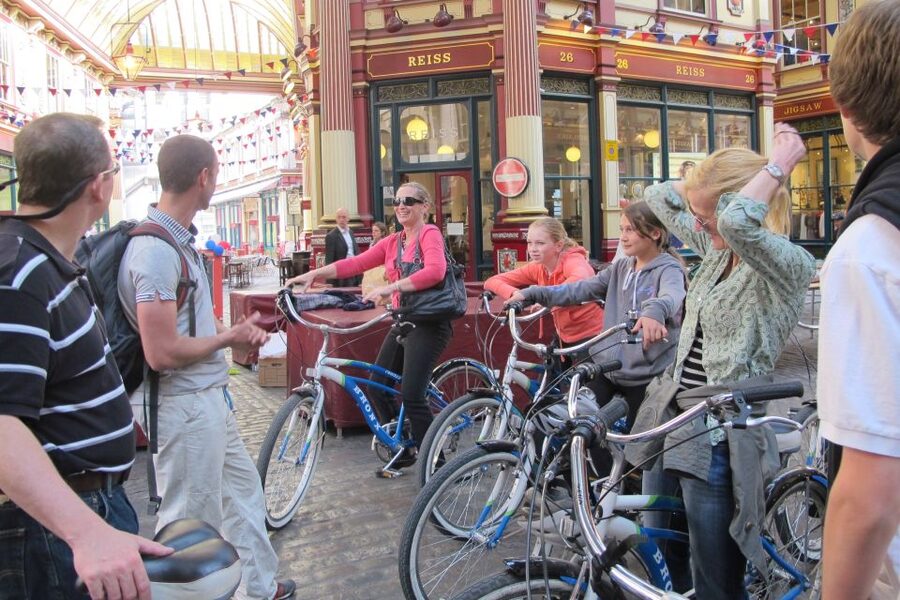 Secret London Tour by Bike - The City of London, from the Bank to the Gherkin