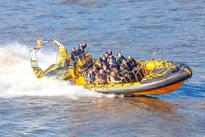 Speedboat Cruise Tour: Embankment OR Westminster Pier -70 minutes - Tower Bridge marks the change of gear