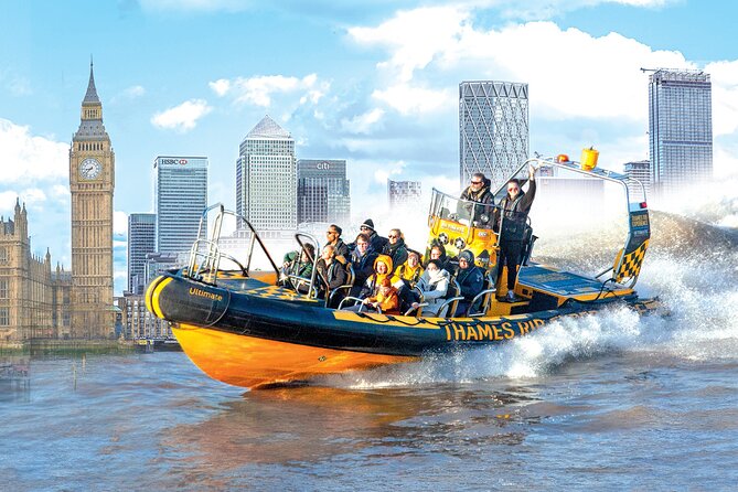 Speedboat Sightseeing: Embankment OR Westminster Pier -45 Minutes - Starting from Embankment or Westminster Pier