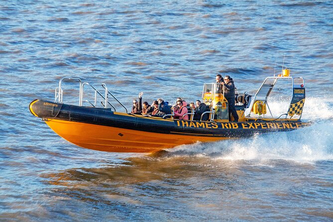 Speedboat 'Tower RIB Blast' from Tower Millennium Pier - 20 minutes - From Tower Millennium Pier to London’s old riverfront