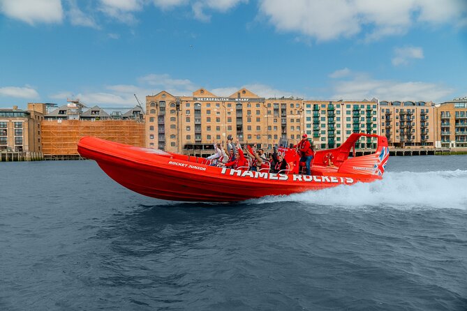 Thames High-Speed Zone Speedboat in London - Reaching the Thames Barrier