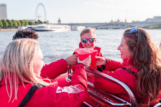 Thames Rockets Sunset London Speedboat Experience - Boarding at London Eye Pier