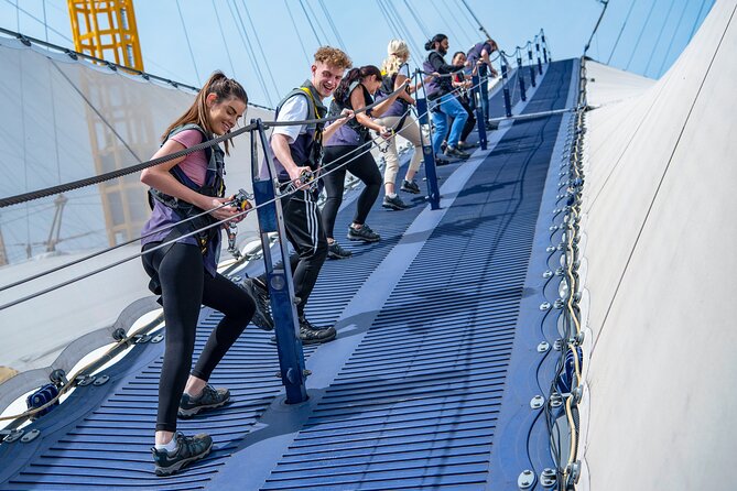 Up at The O2: Daytime Climb with Guided Tour with Panoramic Views - Getting ready at Basecamp